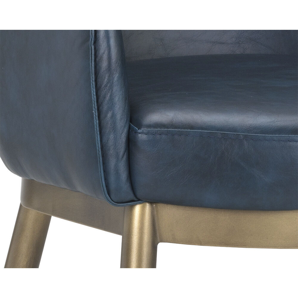 Franklin Vintage Blue Dining Armchair